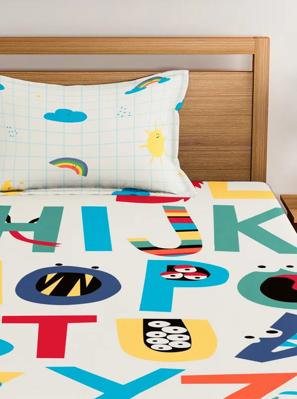 Luxury_Cube_ABC_Prints_Glace_Cotton_Single_Bedsheet_for_Kids_with_1_Pillow_Cover,_144_TC,_Bedsheet_Size_60X90_Pillow_Cover_Size_20X30