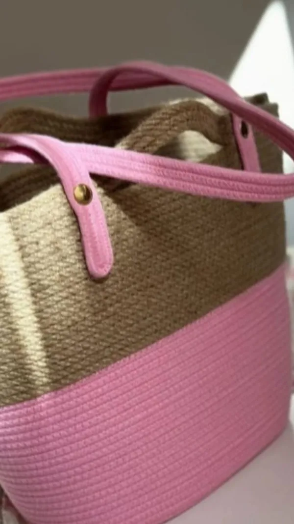 All_the_Cultures_Fabricating_India_Handmade_Small_Dry_grass/Natural_Cane/Chic_Dry_Grass_bag/handbag_from_Manipur/carry_tote_bag_Sling_Bags-ofwt-red