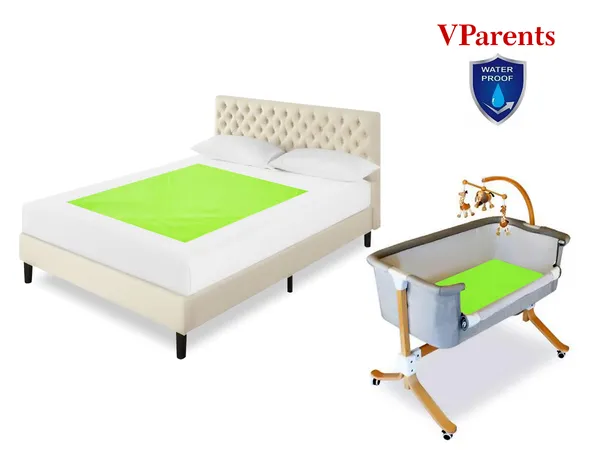 Rosy_Baby_Bedding_Set_with_Pillow_and_Drysheet_Combo_(Green)