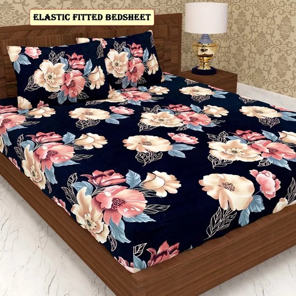 BLACK_GOLDEN_220_TC_Cotton_All_Round_Elastic_Fitted_Bedsheet_(72X78X_Up_to_10_Inches)_&_360_Degree_Elasticated