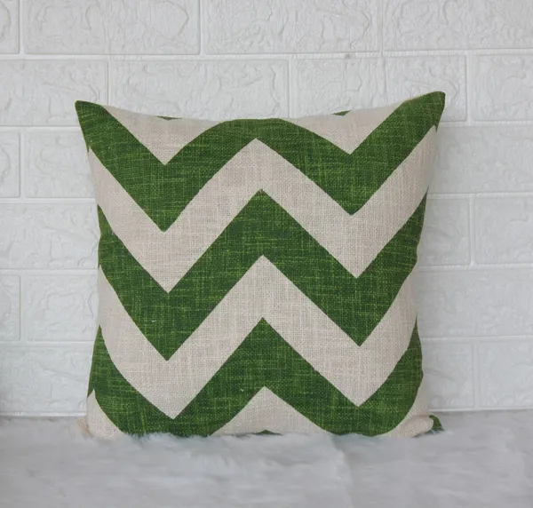 Pack_of_2_Piece_Green_Textured_Cotton_Chevron_Printed_Collection_Cushion_&_Pillow_Cover_for_Living_Room_and_Bedroom