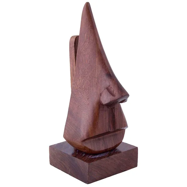 Wood_Nose_Shaped_Eyeglasses_Holder_Stand_Pack_Of_4