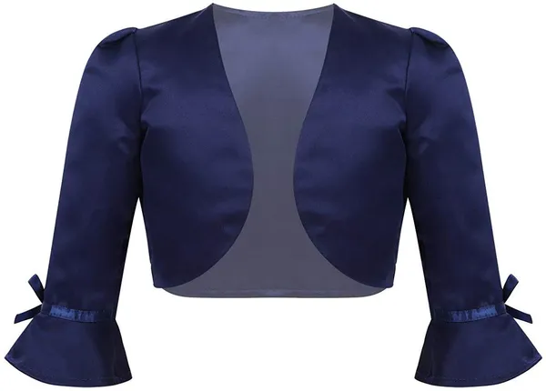 Navy_Blue_Satin_Solid_Three_Fourth_Sleeve_Shrug_For_Girls