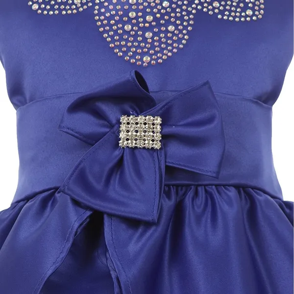 Navy_Blue_Embellished_Round_Neck_Dress_For_Girls