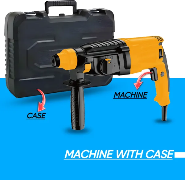 New_26Mm_Hammer_Drill_Forward/Reverse_Heavy_Duty_1050Watt_Hammer_Drill_Machine_Hammer_Drill_(26_Mm_Chuck_Size,_1050_W)
