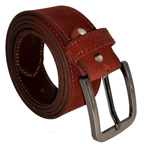 Exotique_Men's_Red_Casual_Leather_Belt_(BM0006RD)