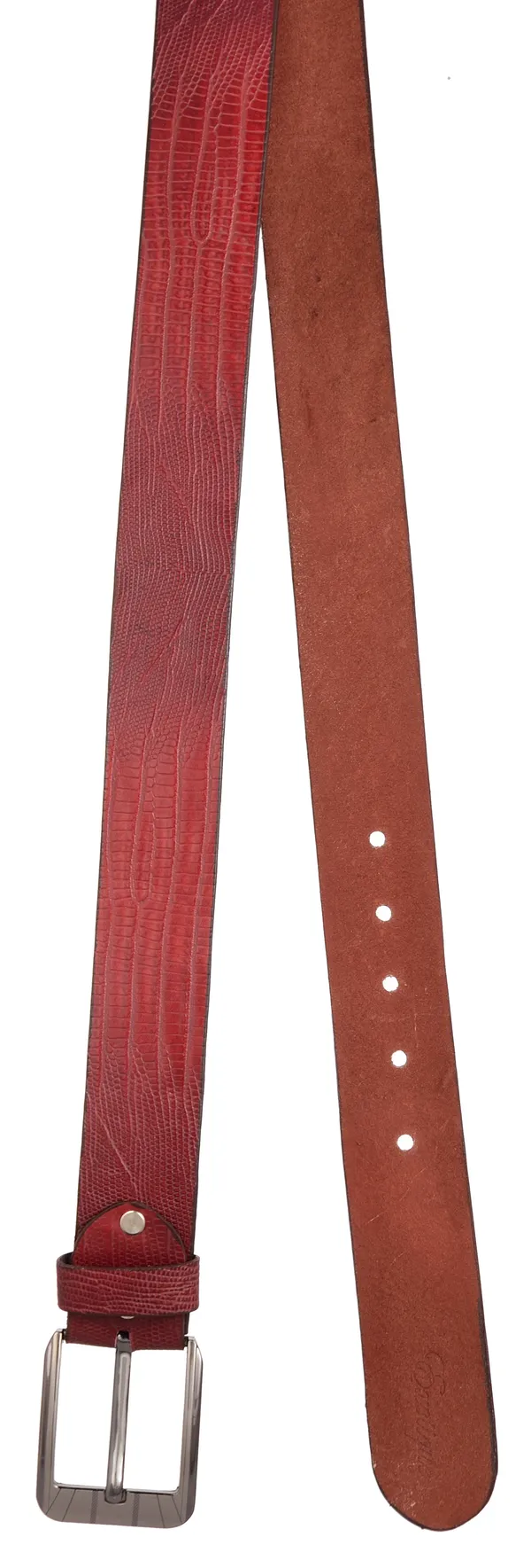 Exotique_Men's_Red_Casual_Leather_Belt_(BM0029RD)