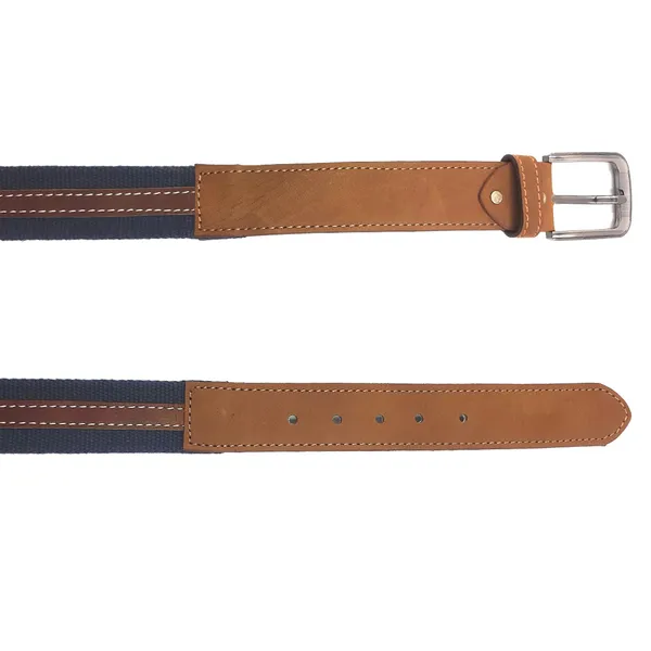 Exotique_Men's_Blue/Tan_Casual_Leather_Belt_(BM0103TN)