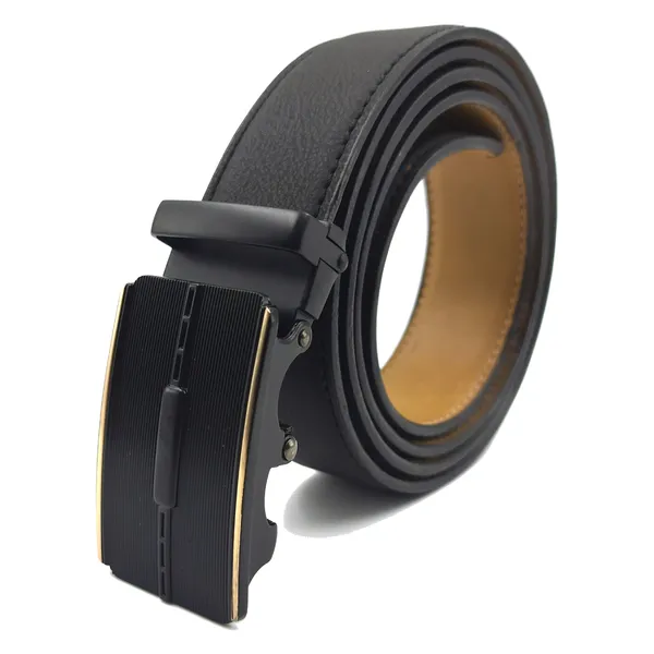 Exotique_Men's_Black_Formal_Faux_Leather_Belt_with_Automatic_Buckle_(BM0105BK)