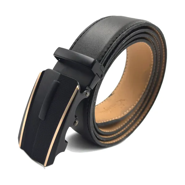 Exotique_Men's_Black_Formal_Faux_Leather_Belt_(BM0106BK)