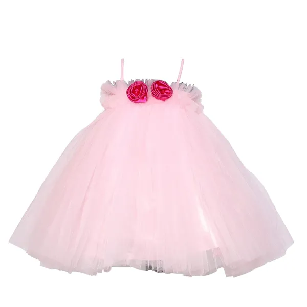 Baby_Pink_Net_Solid_Square_Neck_Dress_For_Girls