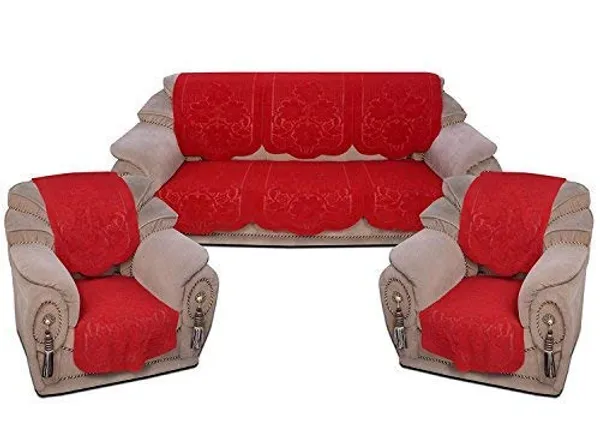 Floral_Design_Embossed_Texture_Cotton_Sofa_Cover_with_Chair_Cover_Set_for_5_Seater_-_Standard_,_Red,_Maroon