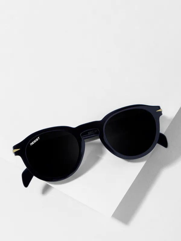 UV_Protected_Black_Oval_Sunglasses_For_Men_&_Women