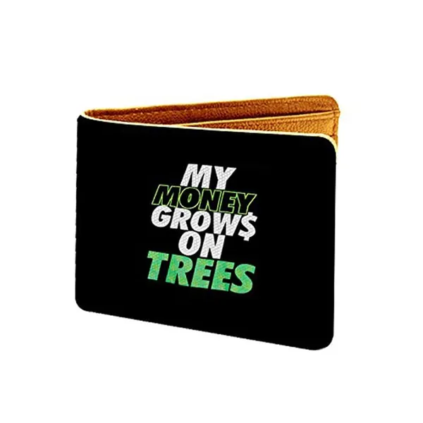Men'S_Wallet_Money_Grows_On_Trees_Printed_Pu_Leather_Wallet_For_Men'S/Boy'S
