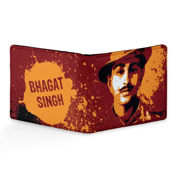 Shaheed_Bhagat_Singh_Printed_Canvas_Leather_Wallet_For_Men'S