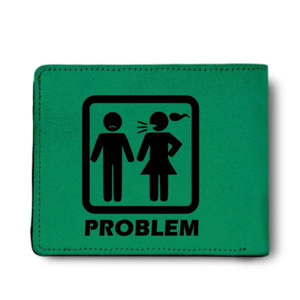 Problem_Solved_Printed_Pu_Leather_Wallet_For_Men'S