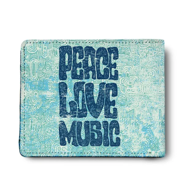 Men'S_Wallet_Peace_Love_Music_Printed_Pu_Leather_Wallet_For_Men'S/Boy'S_Peace_Love_Music
