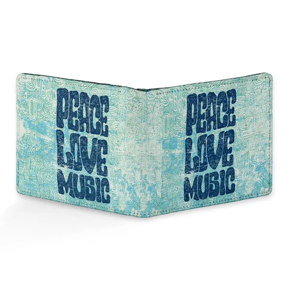 Men'S_Wallet_Peace_Love_Music_Printed_Pu_Leather_Wallet_For_Men'S/Boy'S_Peace_Love_Music