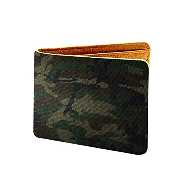 Army_Pattern_Printed_Canvas_Leather_Wallet_For_Men'S