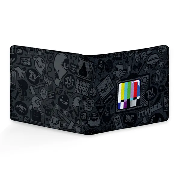 Men'S_Wallet_Peace_Love_Music_Printed_Pu_Leather_Wallet_For_Men'S/Boy'S_Tv_Kills