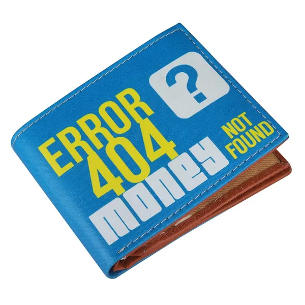 Men'S_Pu_Leather_Money_Not_Found_Printed_Wallet