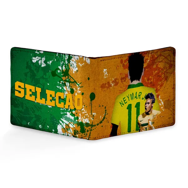 Printed_Pu_Leather_Wallet_For_Men'S/Boy'S_Neymar_Jr._11