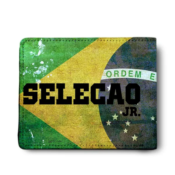 Printed_Pu_Leather_Wallet_For_Men'S/Boy'S_Selecao_Jr.