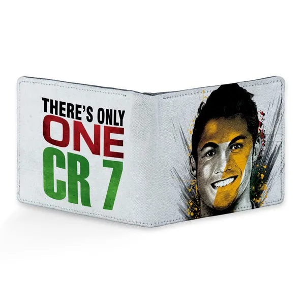 White_Printed_Pu_Leather_Wallet_For_Men'S/Boy'S