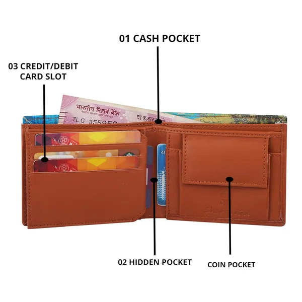Men'S_Wallet_Bullet_Printed_Pu_Leather_Wallet_For_Men'S/Boy'S