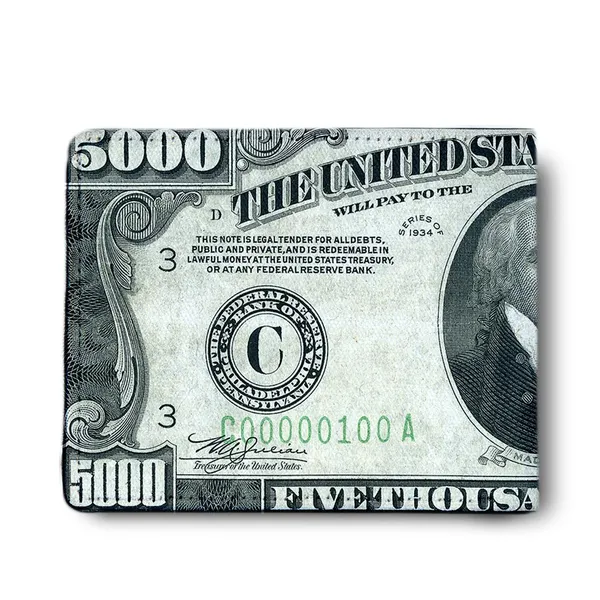 Dollar_Artwork_Printed_Pu_Leather_Wallet_For_Men'S
