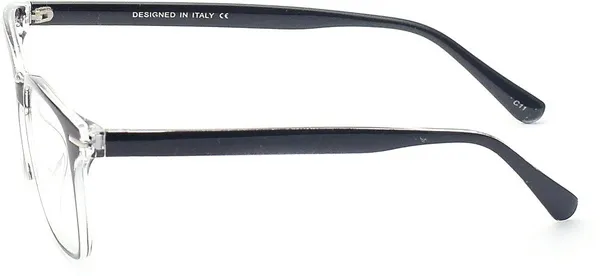 Black,Transparent_Full_Rim_Square_Frame_(51_Mm)_-_For_Unisex