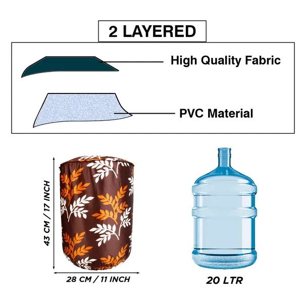 Water_Dispenser_Bottle_Cover_For_20_Ltr._(Material-Polyester,_Color-Brown,_Size-17x11_Inch)