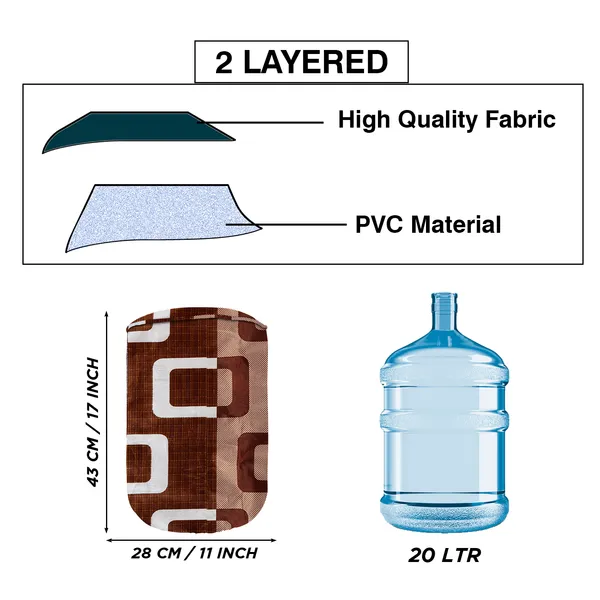 Water_Dispenser_Bottle_Cover_For_20_Ltr._Pack_of_2_Pcs._(Material-Polyester,_Color-Brown,_Size-17x11_Inch)