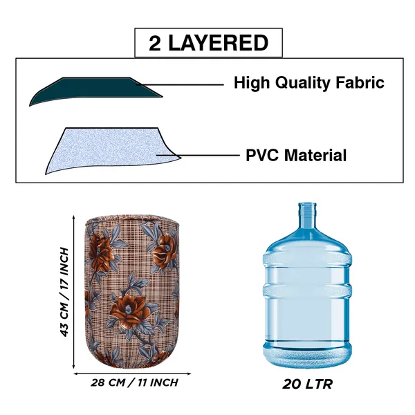 Water_Dispenser_Bottle_Cover_For_20_Ltr._Pack_of_2_Pcs._(Material-Polyester,_Color-Brown,_Size-17x11_Inch)