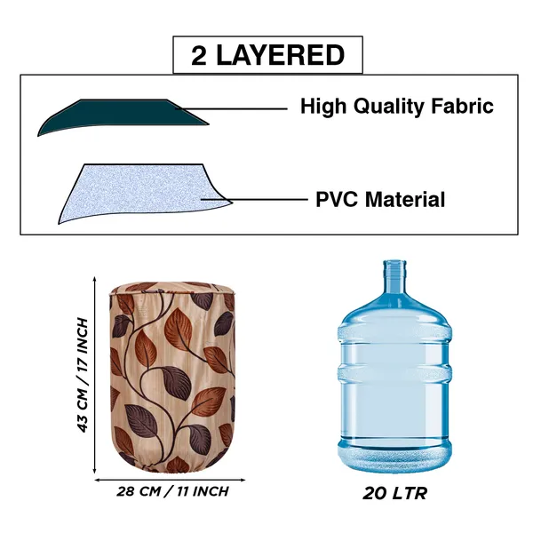 Water_Dispenser_Bottle_Cover_For_20_Ltr._(Material-Polyester,_Color-Brown,_Size-17x11_Inch)