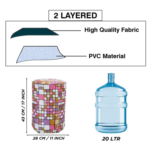 Water_Dispenser_Bottle_Cover_For_20_Ltr._(Material-PVC,_Color-Pink,_Size-17x11_Inches)