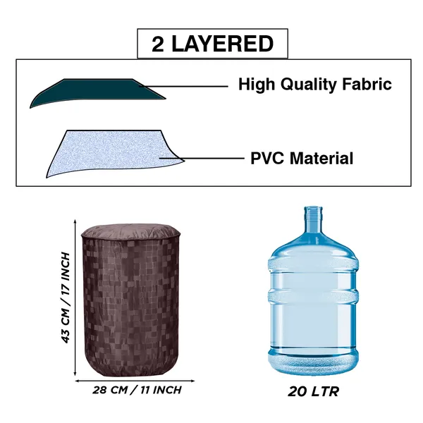 Water_Dispenser_Bottle_Cover_For_20_Ltr._(Material-PVC,_Color-Brown,_Size-17x11_Inches)