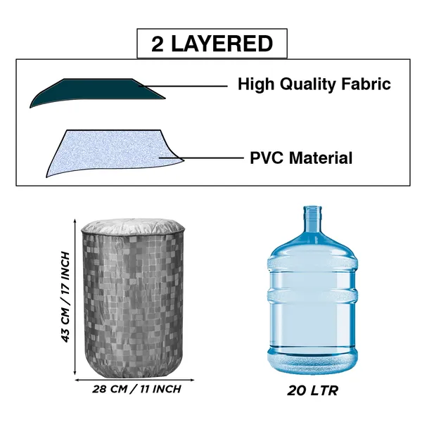 Water_Dispenser_Bottle_Cover_For_20_Ltr._(Material-PVC,_Color-Gray,_Size-17x11_Inches)
