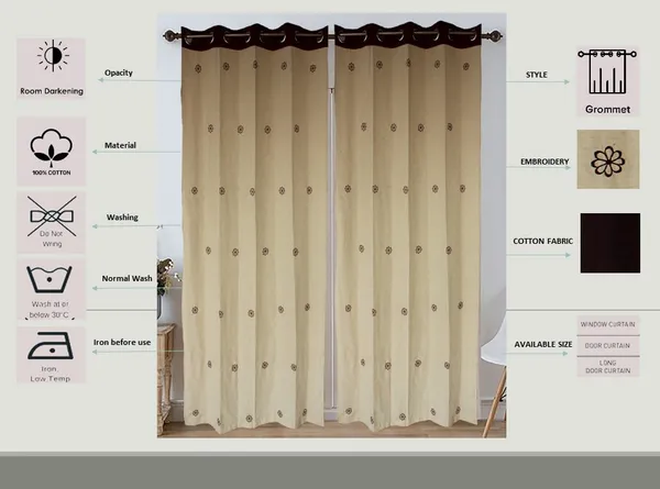 Pack_of_2_Cotton_Brown_Vally_of_flowers_Collection_Curtain_Set_for_Window_and_Door