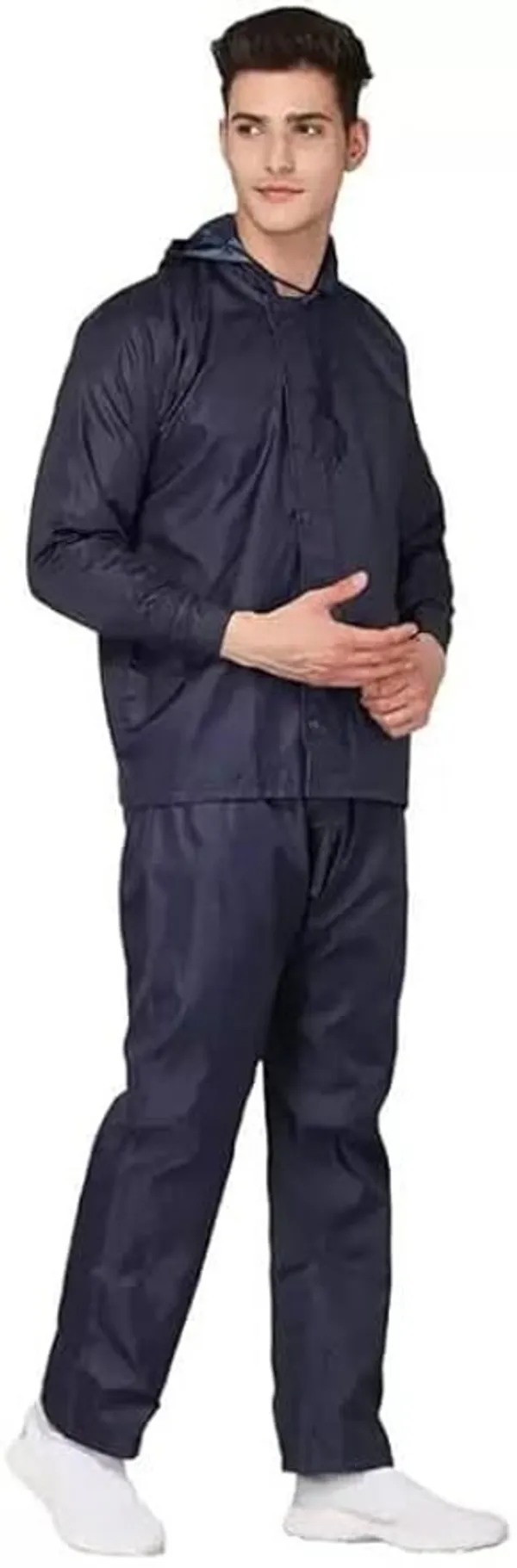 Polyester_Solid_Raincoat_For_Men_|_Dark_Blue