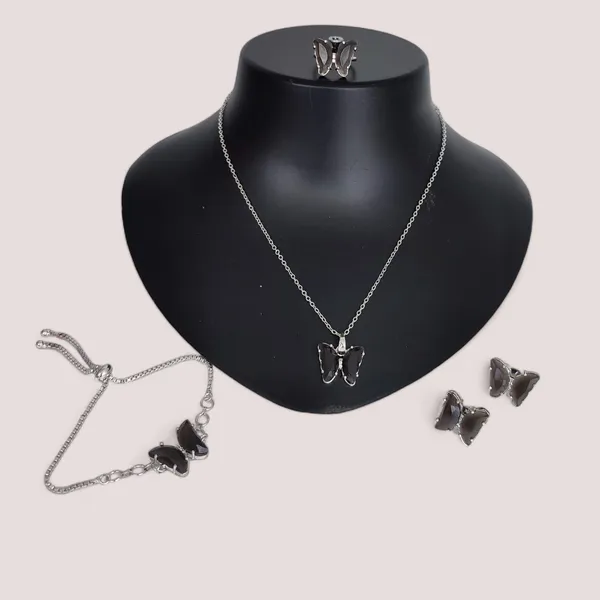 Silver_Plated_Butterfly_Shape_Combo_Set