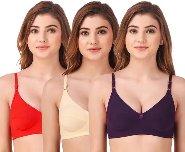 Buy fasense Double Layer Women Everyday Non Padded Bra BV010 Online at Best  Prices in India - JioMart.