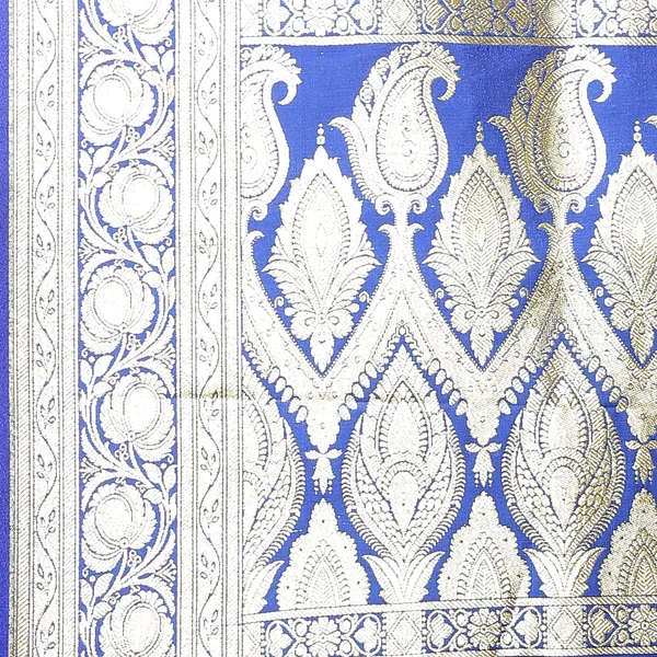 Blue_Satin_Silk_Banarasi_Sarees_For_Women