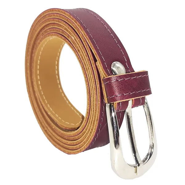 Exotique_Maroon_Casual_Faux_Leather_Belt_For_Women_(BW0019MN)