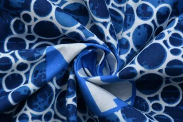 220TC_Microfiber_Supersoft_Cotton_Queen_Size_Flat_Bedsheet_Set,_90_x_100_Inches,_Blue_Dots_-_Set_of_1_Flat_Bedsheet_with_2_Pillow_Covers