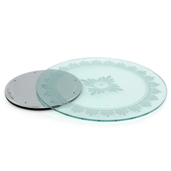 Lazy_Susan_Etched_Toughened_Glass_24_inch_(Flora)