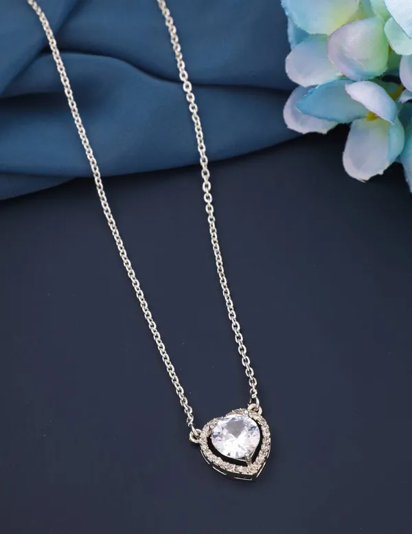 Beautiful_Heart_Cut_American_Diamond_Pendant_with_chain_For_Womens