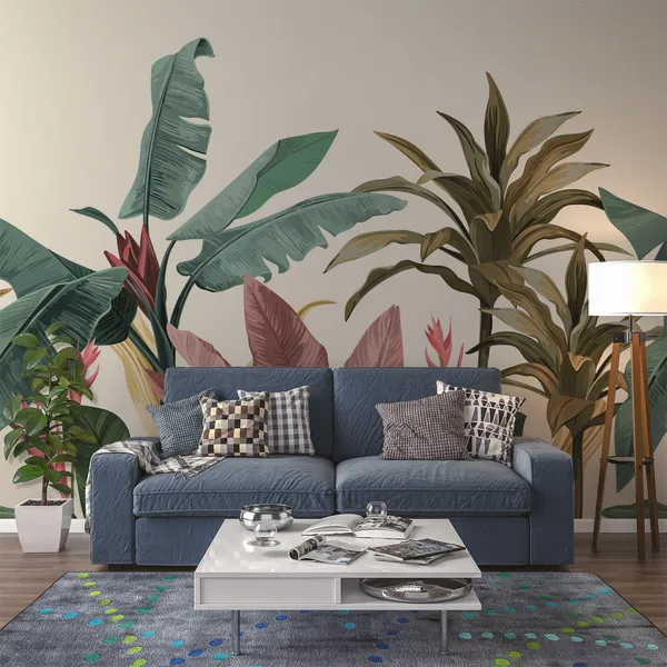 Beautiful_Lobster-claws_mural__Wall_Mural,_PVC_free_Wall_Covering