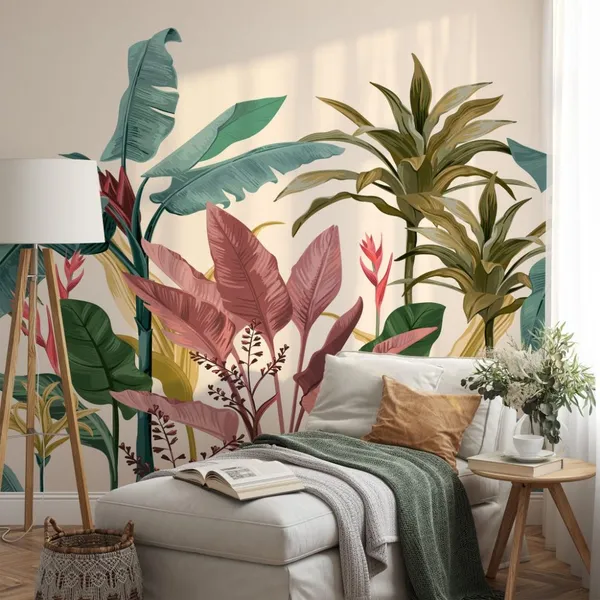 Beautiful_Lobster-claws_mural__Wall_Mural,_PVC_free_Wall_Covering