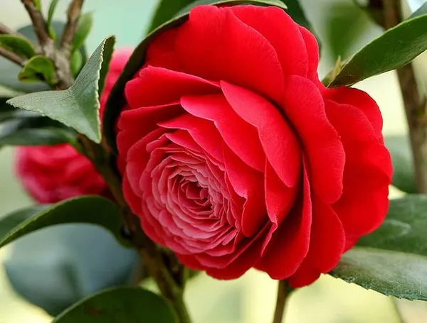 Pack_Of_2_Beautiful_Red_And_Pink_Camellia_Flower_Plant_Combo